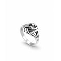 Silver knot ring