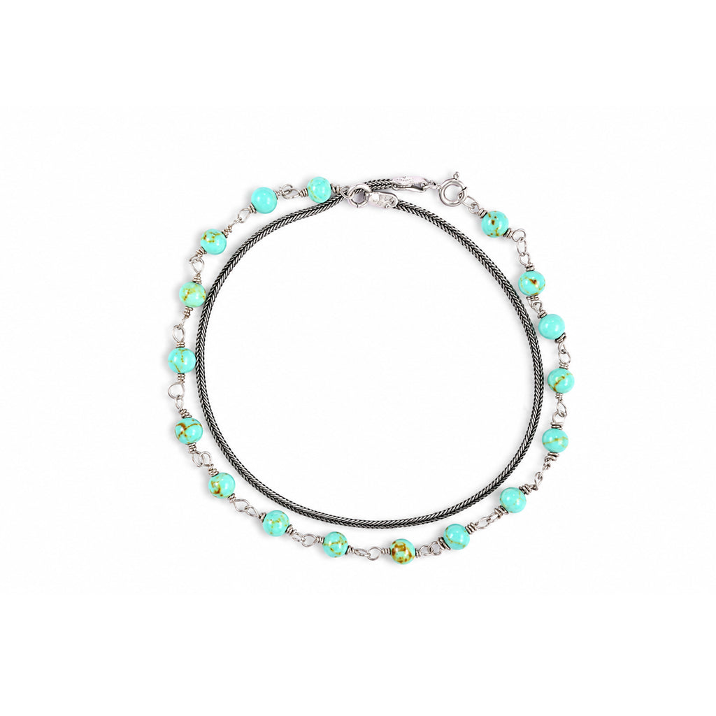 Bracelet 925  stone Hewlett silver handmade