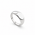 Classic Plain Silver Ring