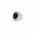 925 silver onyx stone ring