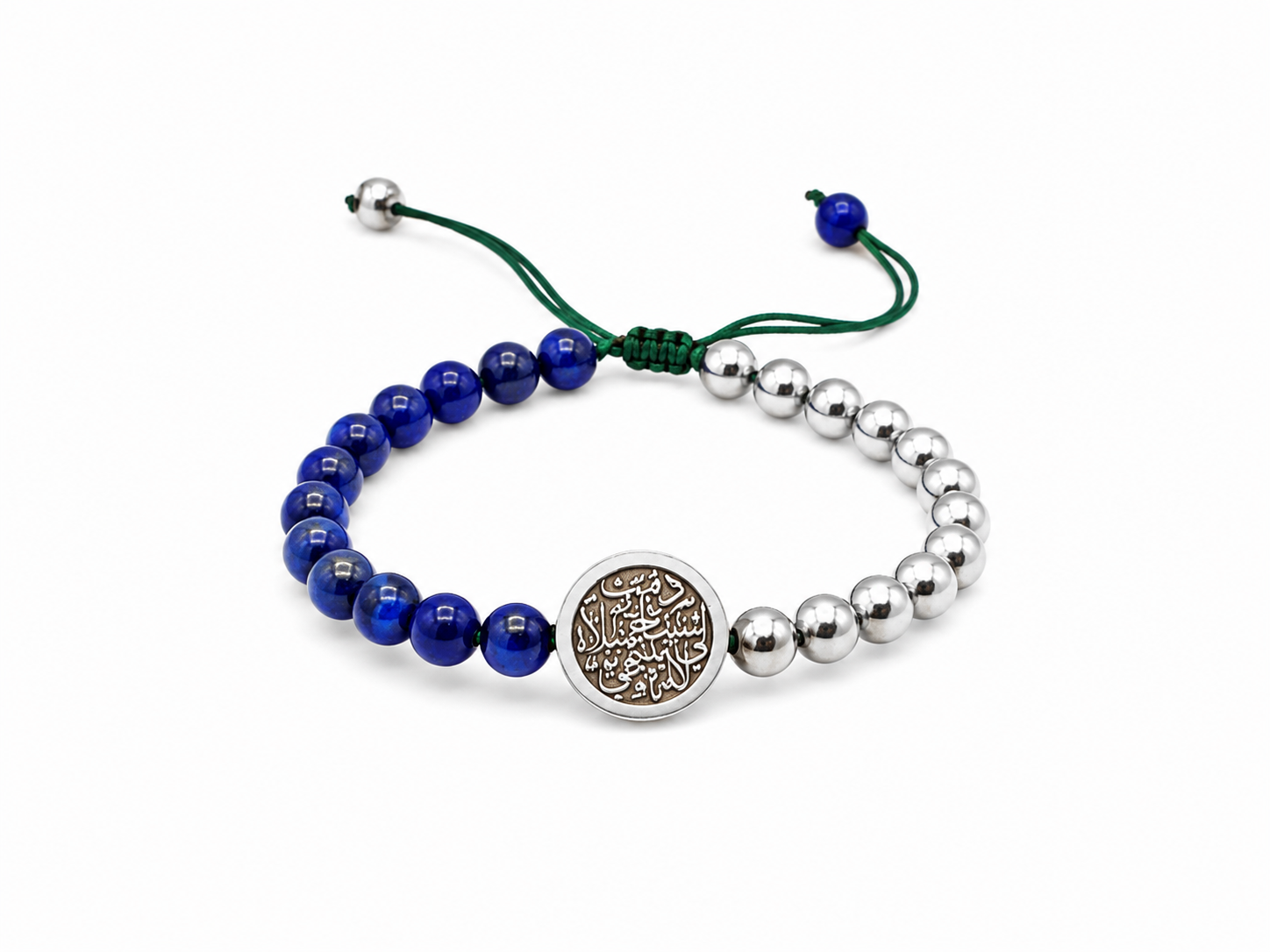 Sterling silver bracelet and tiger eye stones