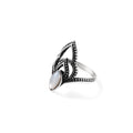 Silver Petal ring
