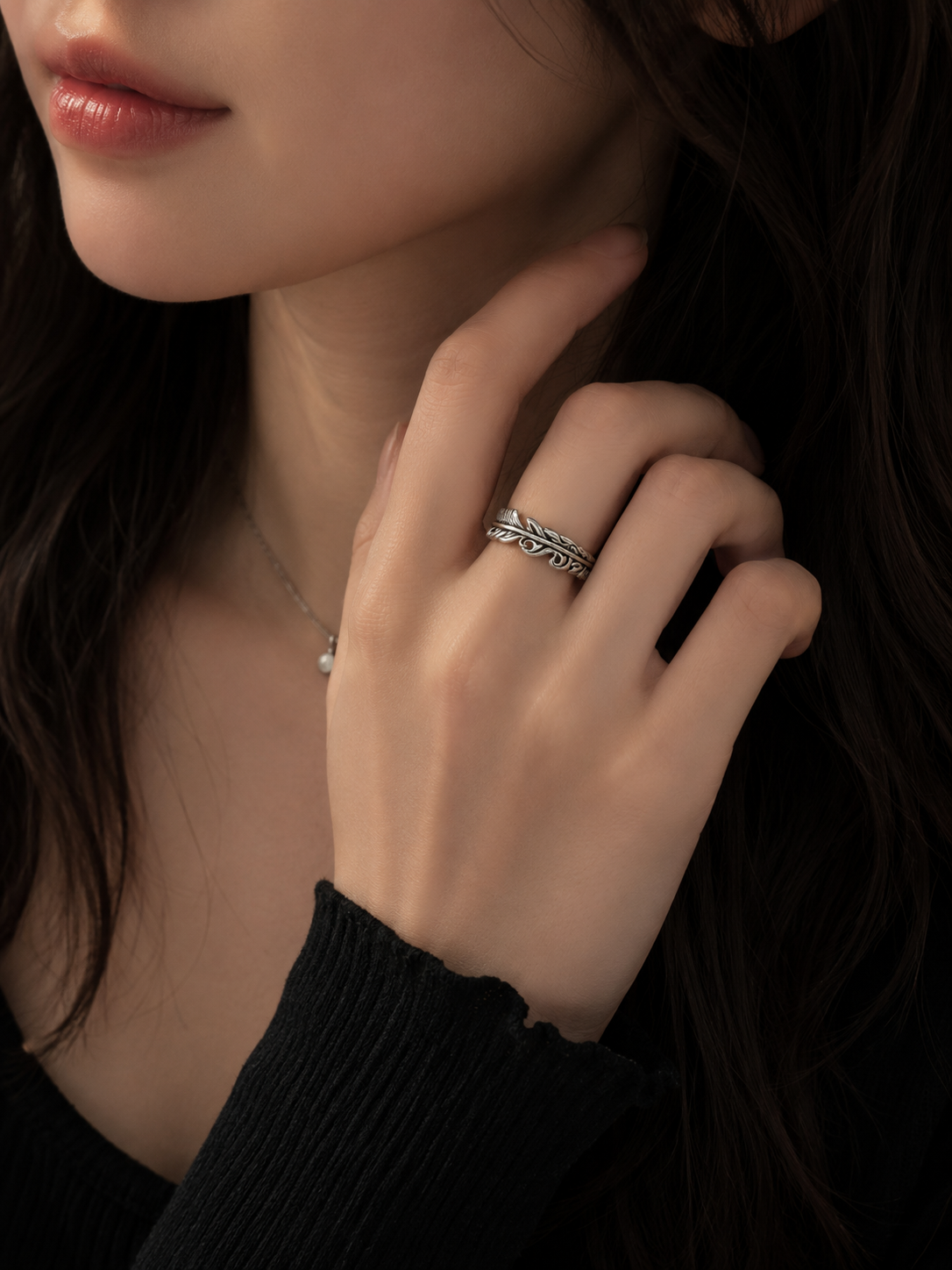 Indian style wing ring