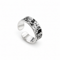 Oxidized Silver Ring