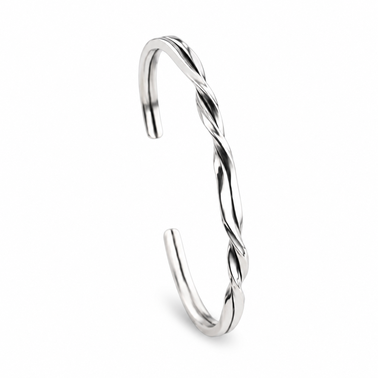 Handmade Oxidized Silver Bangle