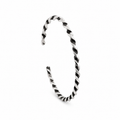 Classic Oxidized Silver Bangle