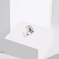 Victory Sign Silver Ring