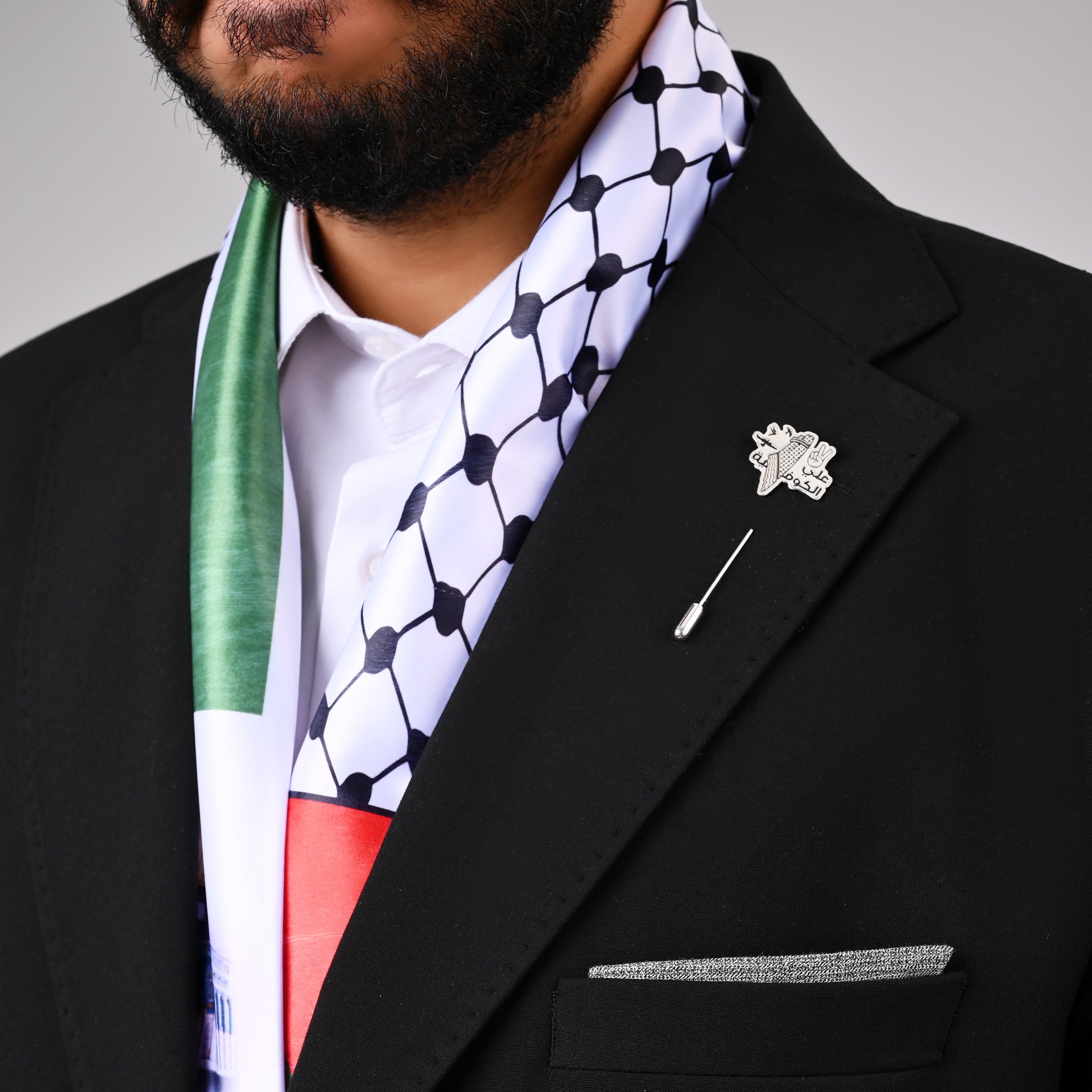 Palestine Flag Lapel Pin