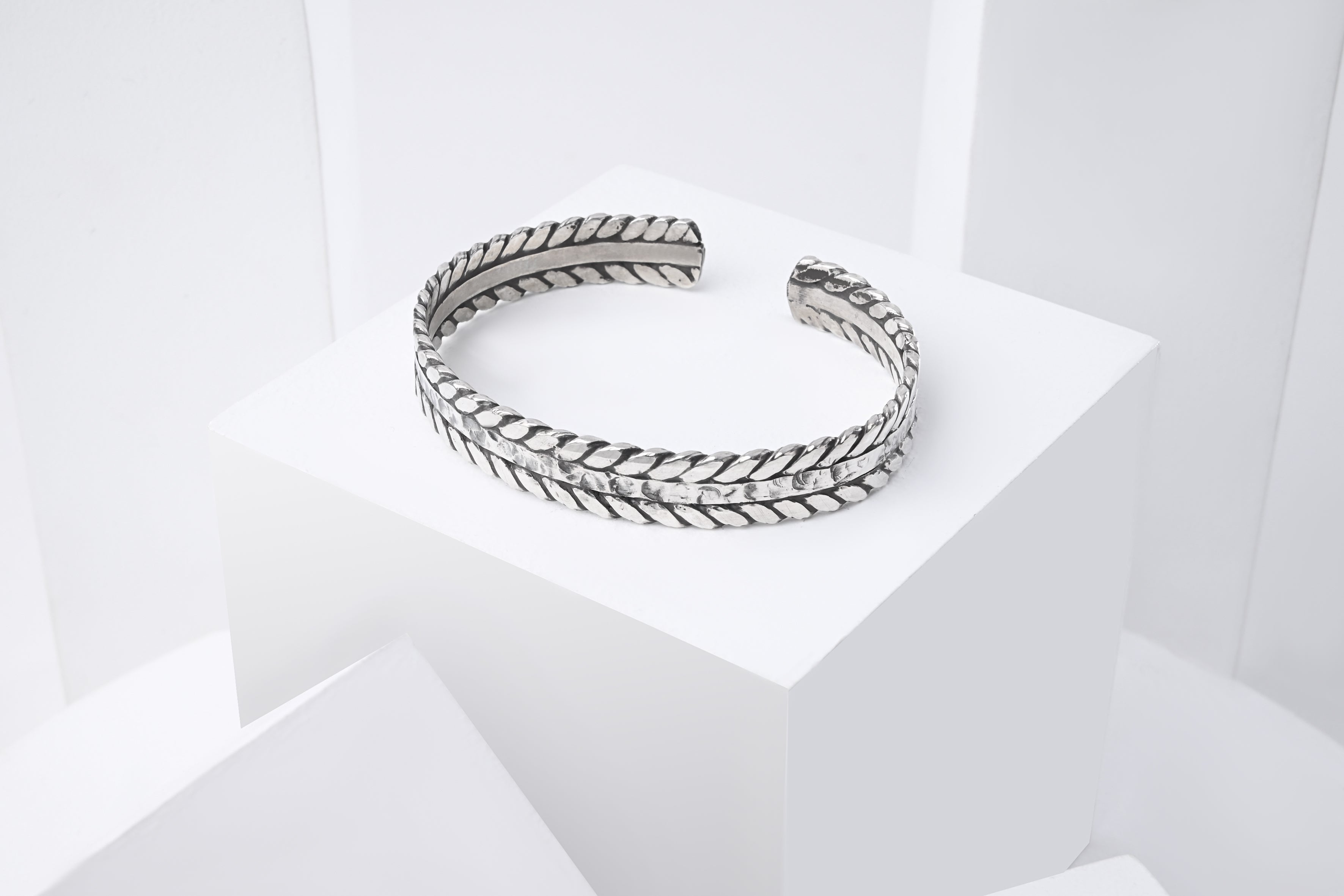 hammered bracelets