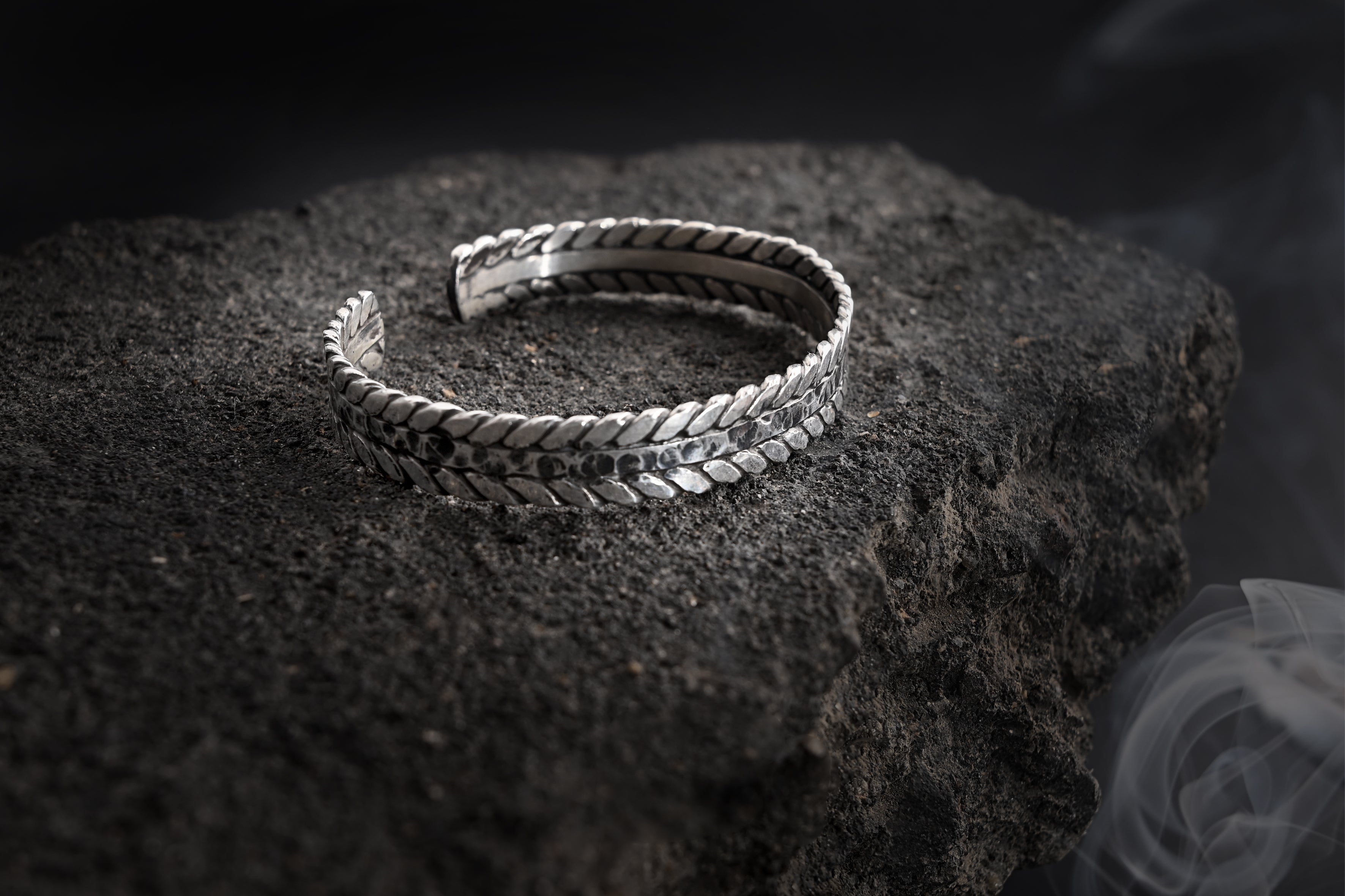 hammered bracelets