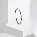 Classic Oxidized Silver Bangle