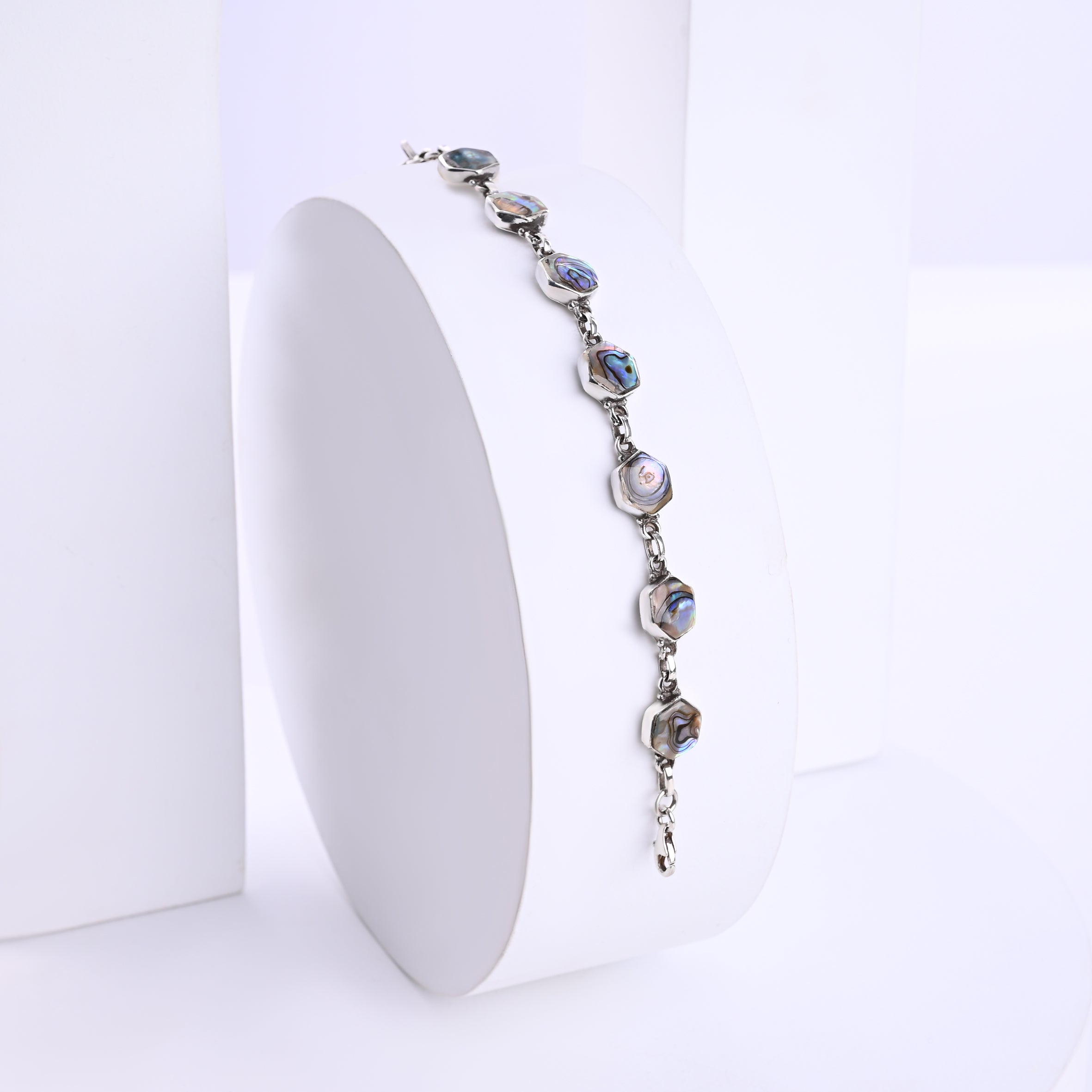 Mother of Pearl Silver Bracelet