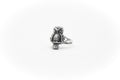Indian style owl ring