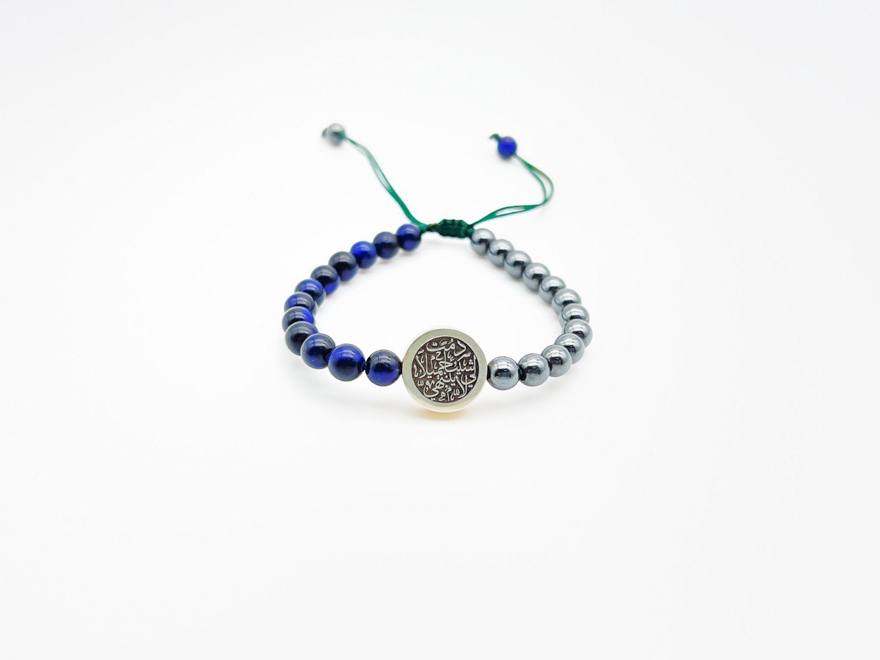 Sterling silver bracelet and tiger eye stones