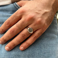 Oxidized “محمد رسول الله” Silver Ring