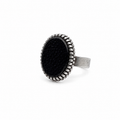 925 silver onyx stone ring