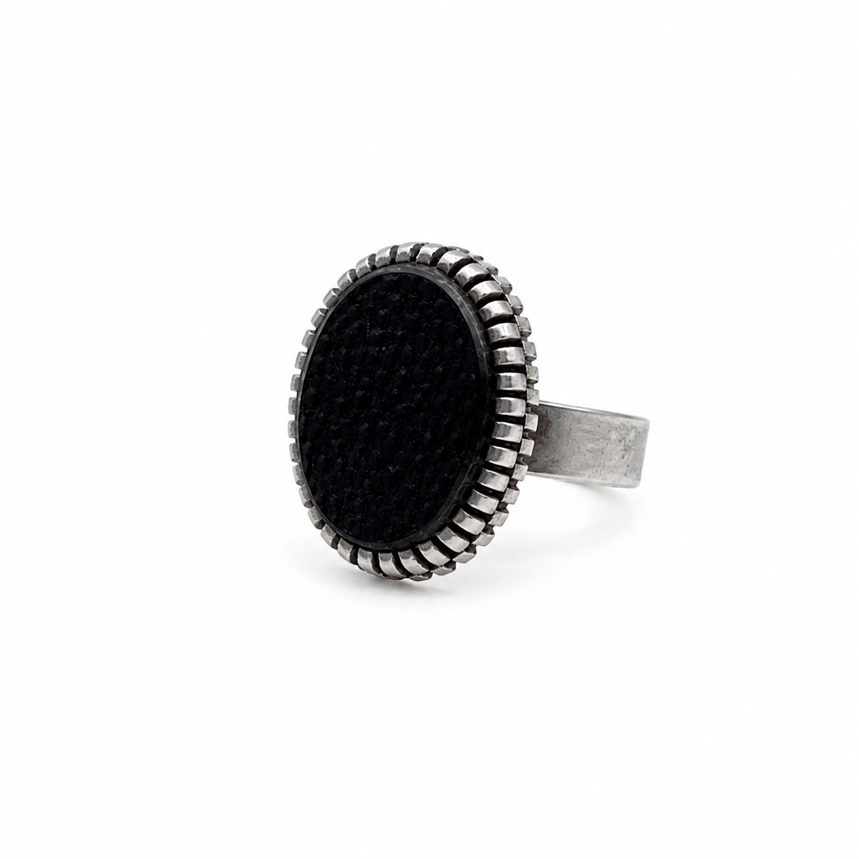925 silver onyx stone ring