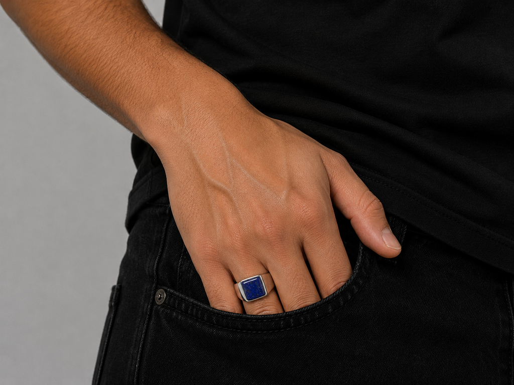 Lapis Lazuli Silver Ring
