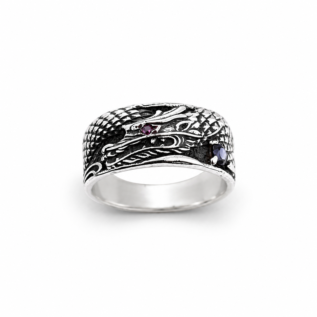 Oxidized Dragon Couple Rings