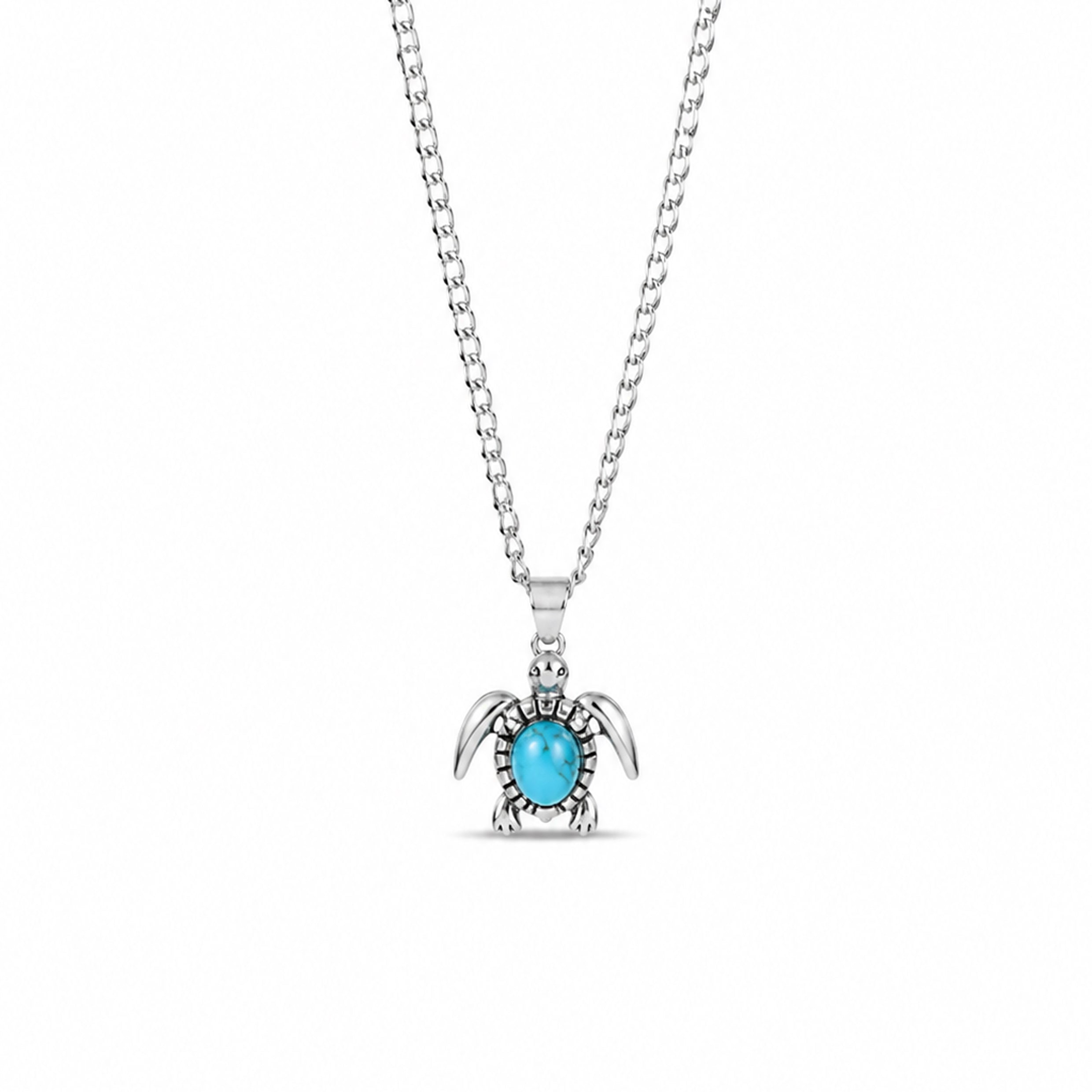 Turquoise sea turtle