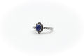 Handmade 925 sterling silver ring with natural stones