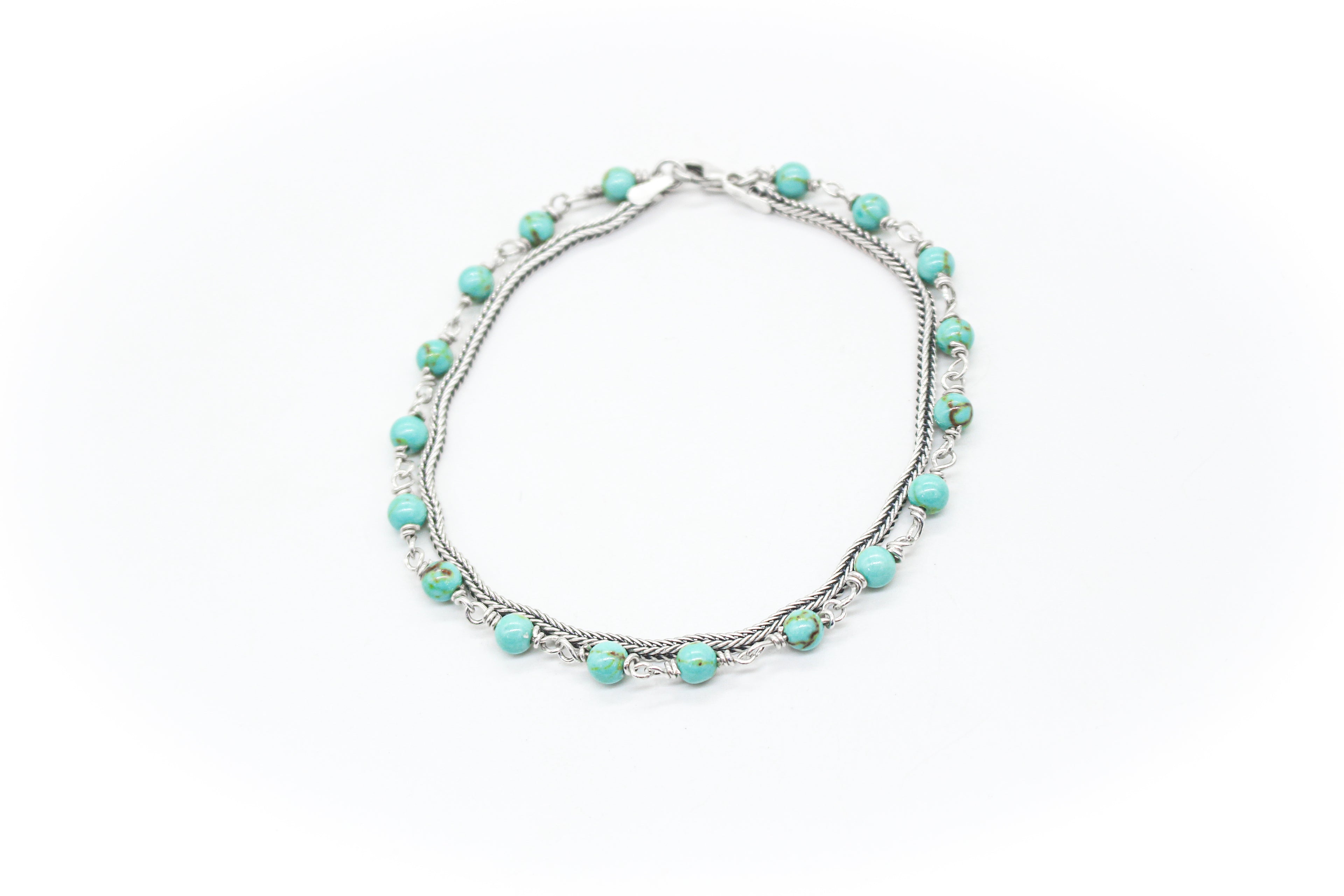 Bracelet 925  stone Hewlett silver handmade