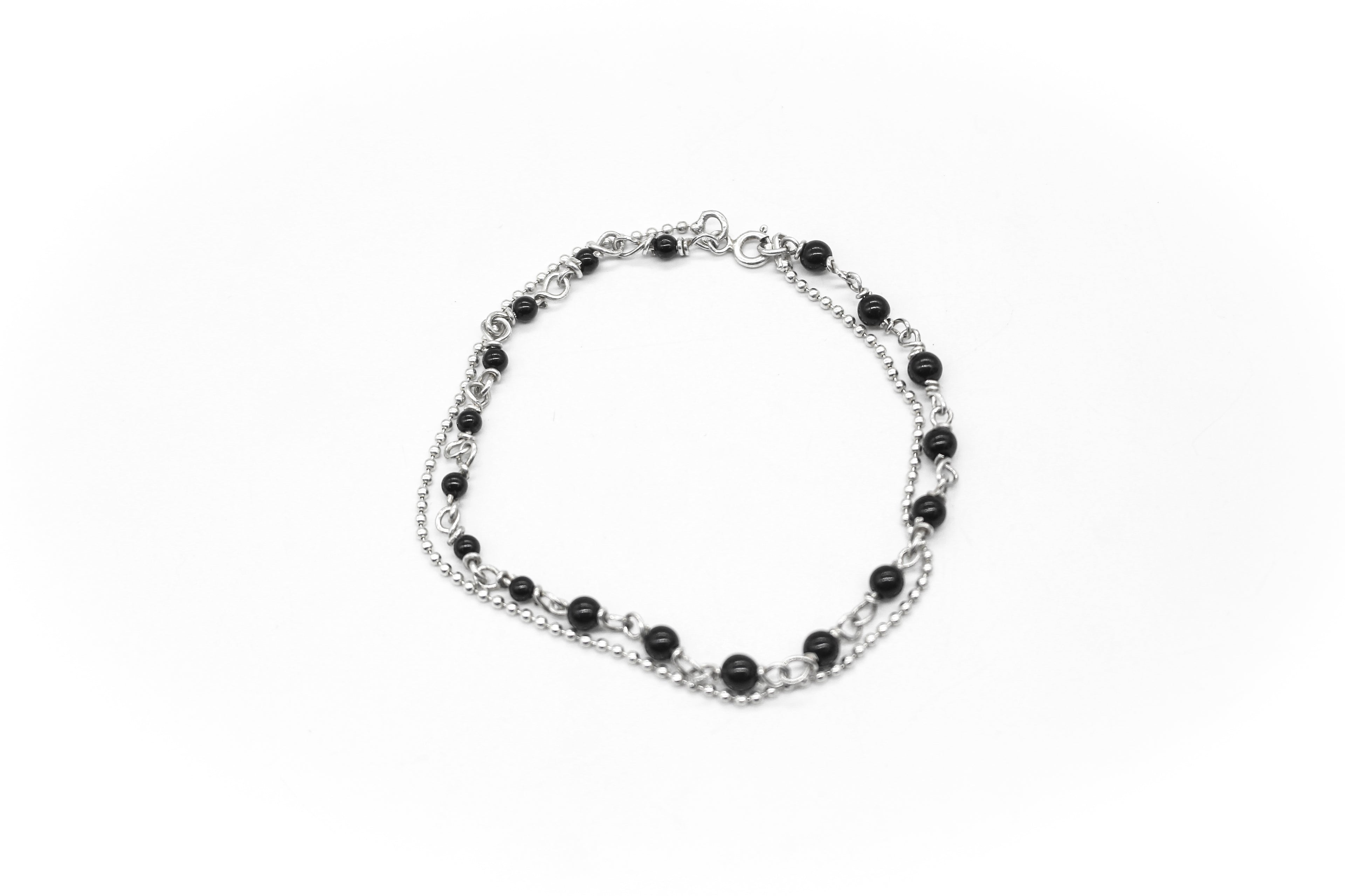 Bracelet 925 Onyx silver handmade