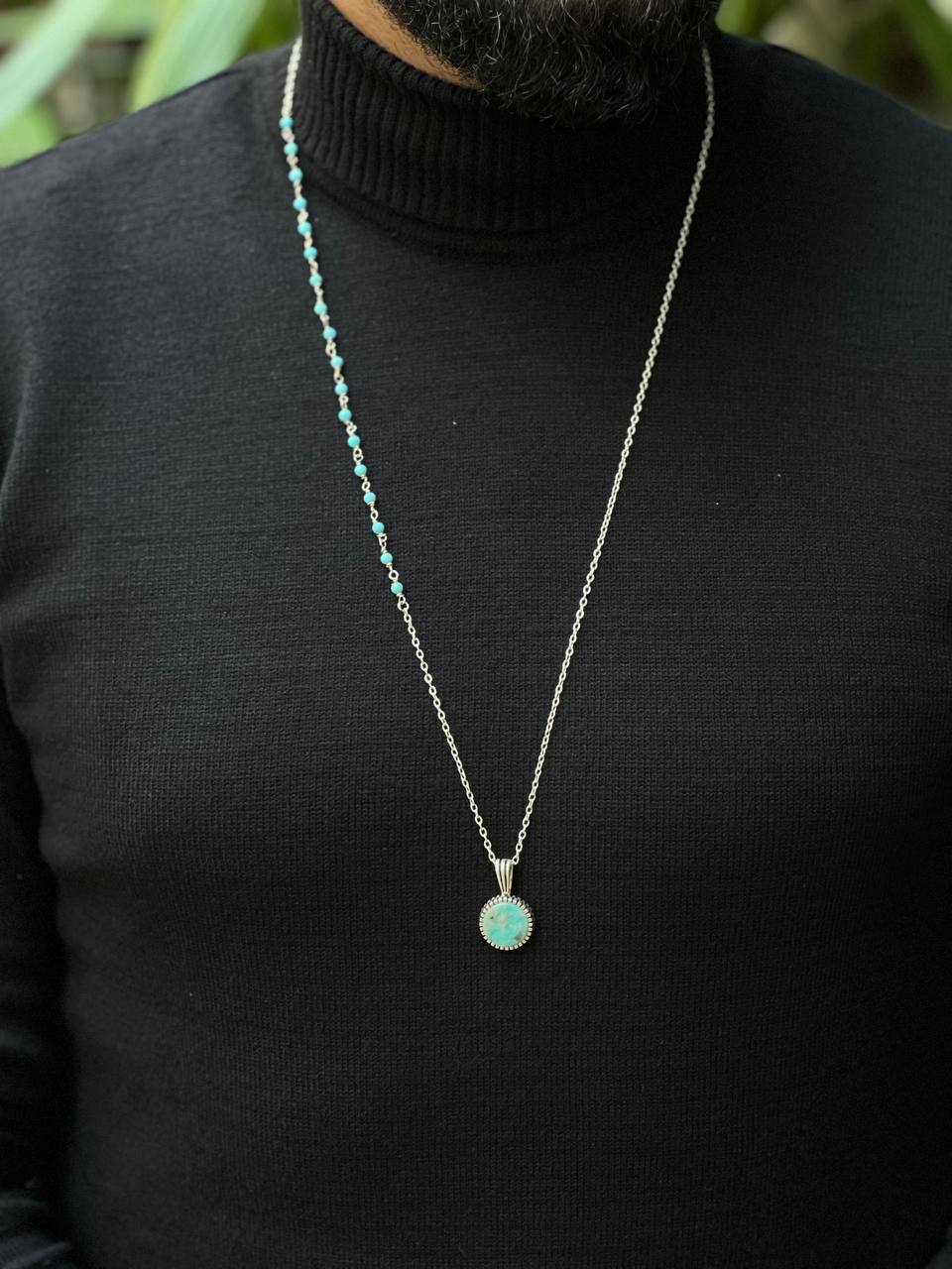 silver925 & natural turquoise stone