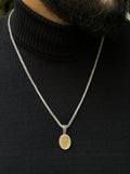 Skull & Onyx Stone Necklace