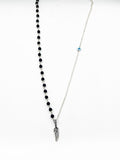 Eagle Wing & Onyx Stone Necklace
